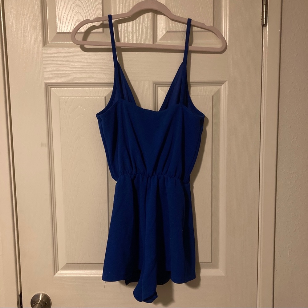 Royal Blue Urban Outfitters Romper - Picture 3 of 6